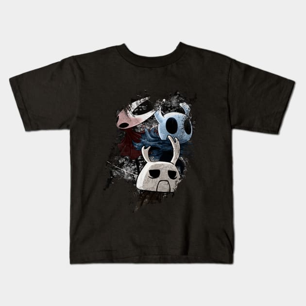 Hollow Grunge 4 Kids T-Shirt by ZuleYang22